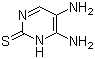 2-巯基-4,5-嘧啶二胺分子结构 (CAS 14623-58-6)