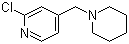 2-氯-4-(1-哌啶甲基)吡啶分子结构 (CAS 146270-01-1)