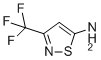 3-(三氟甲基)异噻唑-5-胺分子结构 (CAS 1462956-86-0)