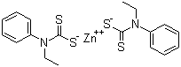 structure of CAS# 14634-93-6, Zinc ethylphenyl dithiocarbamate