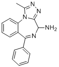 CAS # 146397-30-0, 1-methyl-6-phenyl-4H-[1,2,4]triazolo[4,3-a][1,4]benzodiazepin-4-amine