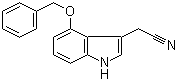 structure of CAS# 1464-11-5, 4-Benzyloxyindole-3-acetonitrile