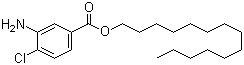 3-氨基-4-氯苯甲酸十四烷酯分子结构 (CAS 146408-63-1)