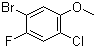 5-溴-2-氯-4-氟苯甲醚分子结构 (CAS 146447-18-9)