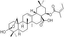 苦杏酸分子结构 (CAS 146450-83-1)
