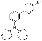 9-(4'-溴-[1,1'-联苯]-3-基)-9H-咔唑分子结构 (CAS 1464824-91-6)