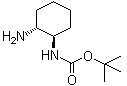 [(1R,2R)-2-氨基环己基]氨基甲酸叔丁酯分子结构 (CAS 146504-07-6)