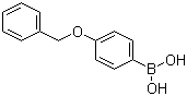 4-苄氧基苯硼酸分子结构 (CAS 146631-00-7)