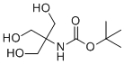 叔-丁基N-[2-羟基-1,1-双(羟基甲基)-乙基]氨基甲酸酯分子结构 (CAS 146651-71-0)
