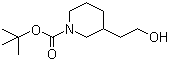 1-Boc-3-羟乙基哌啶分子结构 (CAS 146667-84-7)
