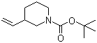 3-乙烯基哌啶-1-甲酸叔丁酯分子结构 (CAS 146667-87-0)