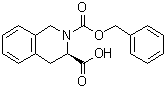 structure of CAS# 146684-74-4, (3R)-2-苄氧羰基-1,2,3,4-四氢异喹啉-3-羧酸