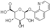 structure of CAS# 14683-61-5, 8-喹啉基 beta-D-吡喃葡糖苷酸
