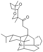 交让木碱分子结构 (CAS 14694-15-6)