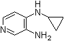 N4-环丙基-3,4-吡啶二胺分子结构 (CAS 146950-68-7)