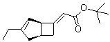 2-[(1R,5S)-3-乙基双环[3.2.0]庚-3-烯-6-亚基]乙酸叔丁酯分子结构 (CAS 1469800-26-7)