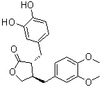 CAS # 147022-95-5, 3'-O-Demethylarctigenin, (3R,4R)-3-[(3,4-Dihydroxyphenyl)methyl]-4-[(3,4-dimethoxyphenyl)methyl]dihydro-2(3H)-furanone