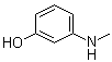 3-羟基-N-甲基苯胺分子结构 (CAS 14703-69-6)