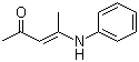 4-苯氨基-3-戊烯-2-酮分子结构 (CAS 147054-81-7)