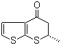 (6S)-5,6-二氢-6-甲基-4H-噻吩并[2,3-b]噻喃-4-酮分子结构 (CAS 147086-79-1)