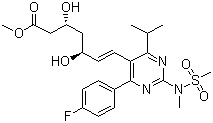 structure of CAS# 147118-40-9, 瑞舒伐他汀甲酯