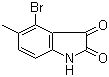 structure of CAS# 147149-84-6, 4-溴-5-甲基靛红