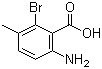 structure of CAS# 147149-85-7, 2-氨基-6-溴-5-甲基苯甲酸