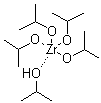 异丙醇 四(异丙醇)锆络合物分子结构 (CAS 14717-56-7)