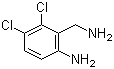 2-氨甲基-3,4-二氯苯胺分子结构 (CAS 147249-42-1)