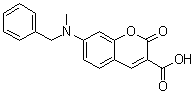 structure of CAS# 1472624-85-3, 7-[Benzyl(methyl)amino]-2-oxo-2H-chromene-3-carboxylic acid
