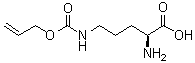N5-[(2-丙烯-1-基氧基)羰基]-L-鸟氨酸分子结构 (CAS 147290-10-6)