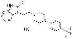 氟班色林盐酸盐分子结构 (CAS 147359-76-0)