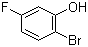 2-溴-5-氟苯酚分子结构 (CAS 147460-41-1)