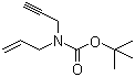 structure of CAS# 147528-20-9, 2-Propenyl-2-propynylcarbamic acid tert-butyl ester