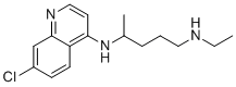 structure of CAS# 1476-52-4, 去乙基氯喹