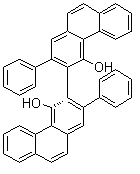 (3S)-2,2'-二苯基[3,3'-联菲]-4,4'-二醇分子结构 (CAS 147702-15-6)
