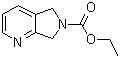 5,7-二氢-6H-吡咯并[3,4-b]吡啶-6-羧酸乙酯分子结构 (CAS 147740-01-0)