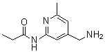 N-[4-(氨基甲基)-6-甲基-2-吡啶基]丙酰胺分子结构 (CAS 1477900-11-0)