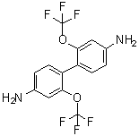 CAS # 147835-68-5, 4,4'-Diamino-2,2'-bis(trifluoromethoxy)benzidine, 2,2'-Bis(trifluoromethoxy)[1,1'-biphenyl]-4,4'-diamine, 3,3'-Bis(trifluoromethoxy)benzidine