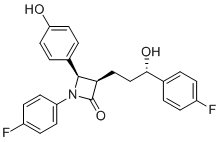 依折麦布(3R,4R,3'S)-异构体分子结构 (CAS 1478664-02-6)