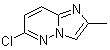 6-氯-2-甲基咪唑并[1,2-b]哒嗪分子结构 (CAS 14793-00-1)