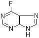 6-氟嘌呤分子结构 (CAS 1480-89-3)