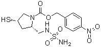 CAS # 148017-03-2, (2S,4S)-2-[[(Aminosulfonyl)amino]methyl]-4-mercapto-1-pyrrolidinecarboxylic acid (4-nitrophenyl)methyl ester