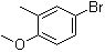 4-溴-2-甲基苯甲醚分子结构 (CAS 14804-31-0)