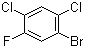 structure of CAS# 1481-63-6, 2,4-二氯-5-氟溴苯