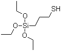 3-巯丙基三乙氧基硅烷分子结构 (CAS 14814-09-6)