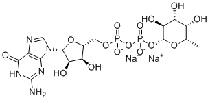 structure of CAS# 148296-47-3, Guanosine 5'-diphospho-beta-L-fucose sodium salt