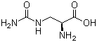 structure of CAS# 1483-07-4, L-脲基丙氨酸