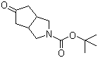 structure of CAS# 148404-28-8, 5-Oxohexahydrocyclopenta[c]pyrrole-2-carboxylic acid tert-butyl ester