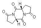 structure of CAS# 14842-41-2, (5aS,10aS)-1H,5H-二氢-二吡咯并[1,2-a:1',2'-d]哌嗪-3,5,8,10(2H,5aH,10aH)-四酮